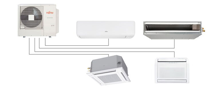 Fujitsu Multi-Split-Systeme Quadro